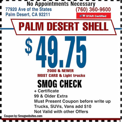 Smog Check Coupon